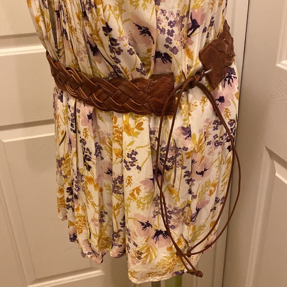 Banana Republic boho, genuine leather,braided Belt. - Picture 5 of 13